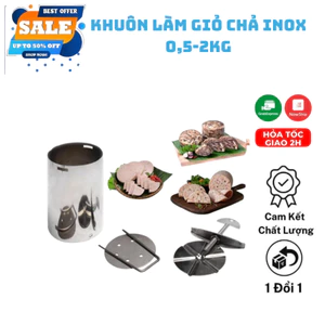 Khuôn làm giò inox chất lượng cao đầy đủ kích cỡ 0,5g,1kg-2kg