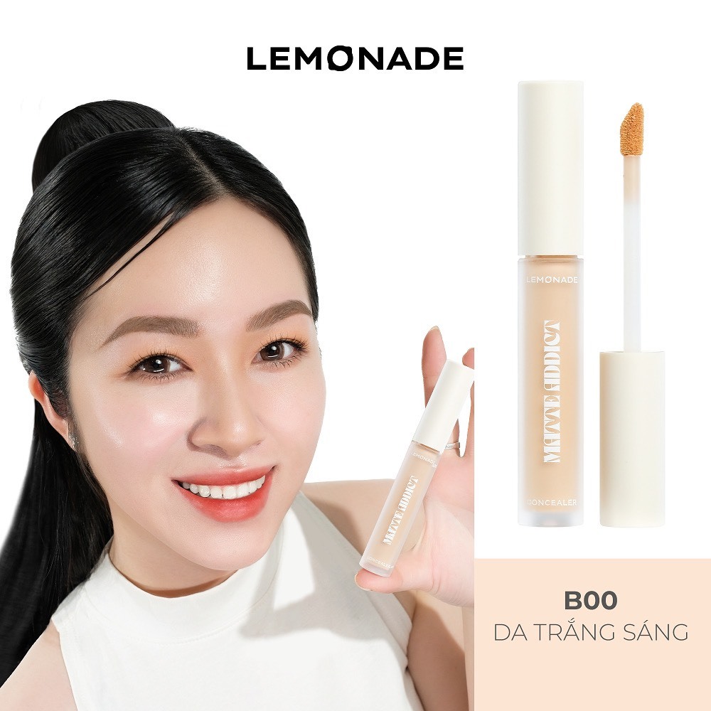 LEMONADE Kem che khuyết điểm kiềm dầu Lemonade Matte Addict Concealer 3g | NHÍM HOUSE