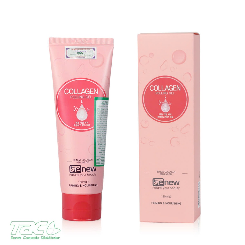 Ảnh Kem tẩy tế bào chết Collagen BENEW Collagen Peeling Gel 120ml TAC Sạch sâu 3