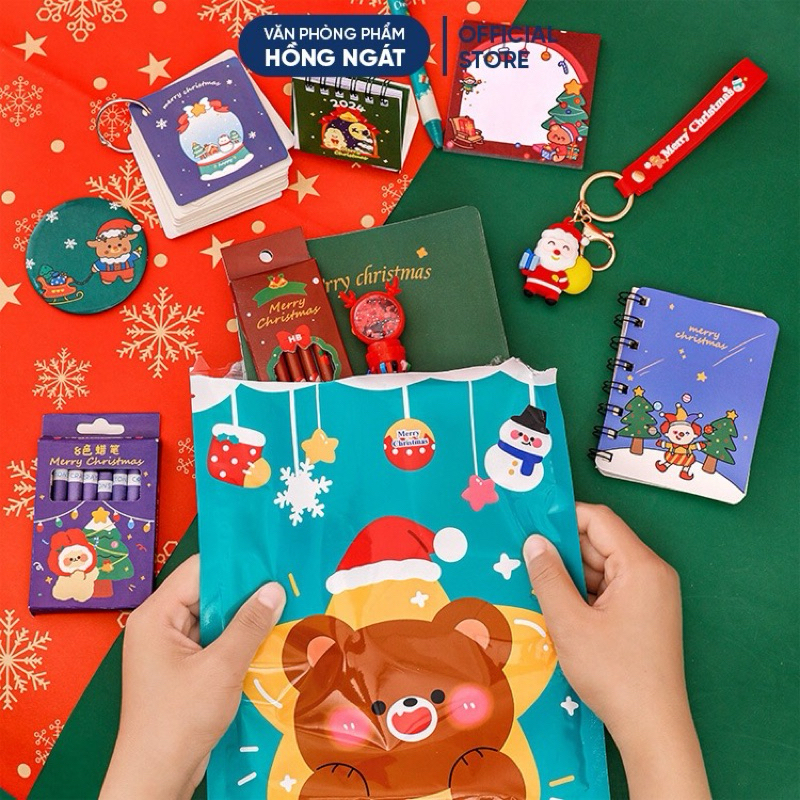 Túi Mù Bất Ngờ Siêu To Khổng Lồ Noel Capy Kuromi, Túi Quà Blind Bag - Hộp Mù Noel Cho Bé unbox, Quà Tặng Cho Bé
