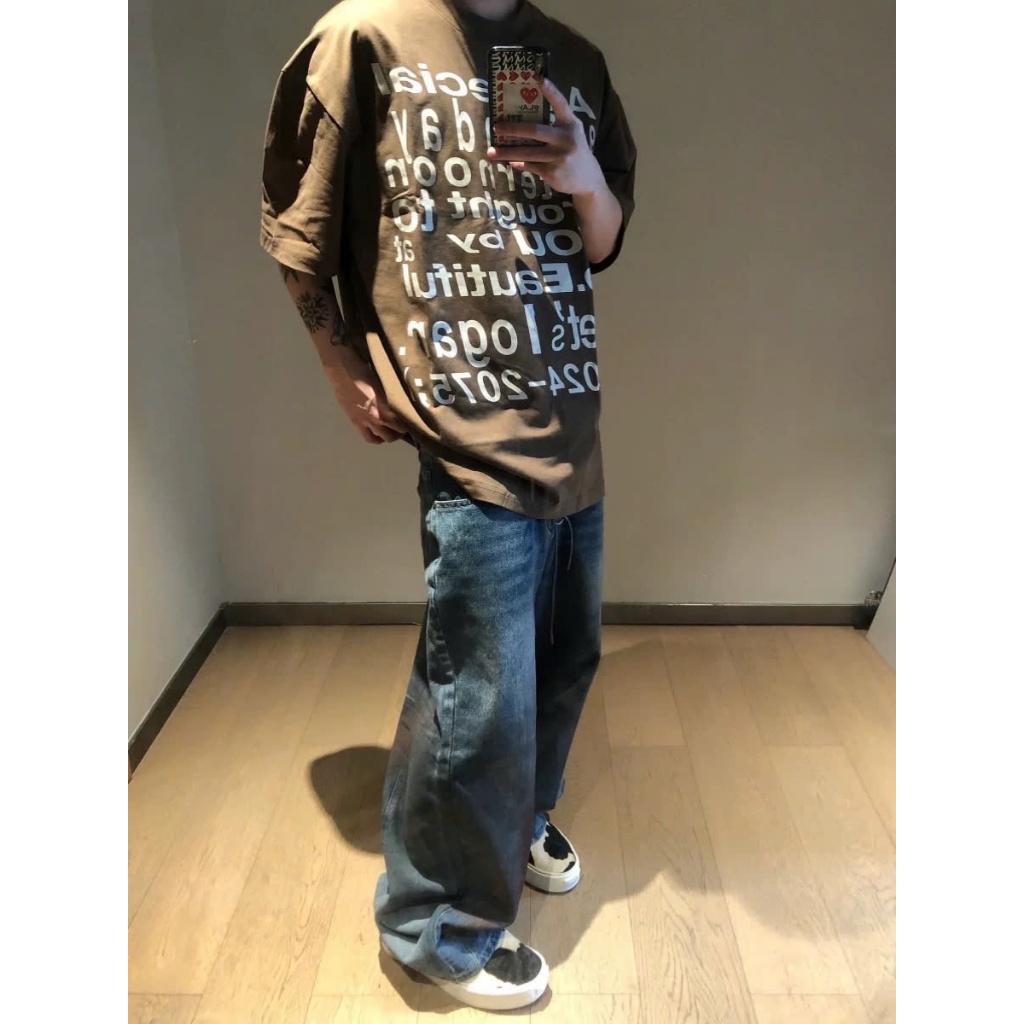 Áo thun Stee Cổ tròn 9.24 Localbrand ICVCVNI Unisex Menwear Cotton