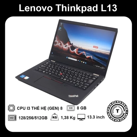 Lenovo Thinkpad L13 GEN2 | i3-1115G4 THẾ HỆ (GEN) 11 | Ram 8GB | SSD 128/256/512GB | 13.3 INCH FHD KTD