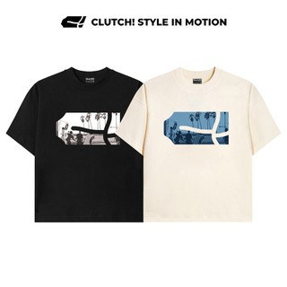 Áo thun boxy nam nữ CLUTCH! Submark Logo Tee, áo phông cotton cổ tròn form rộng in hình thể thao