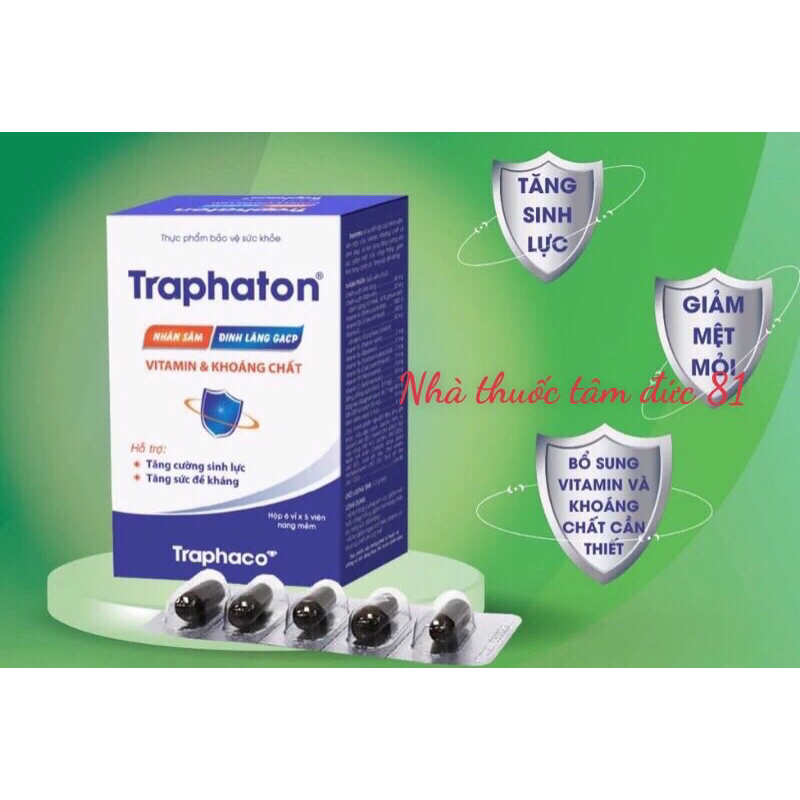 Giảm mệt mỏi, tăng sinh lực Tramaton traphaco bổ sung vitamin , tăng ...