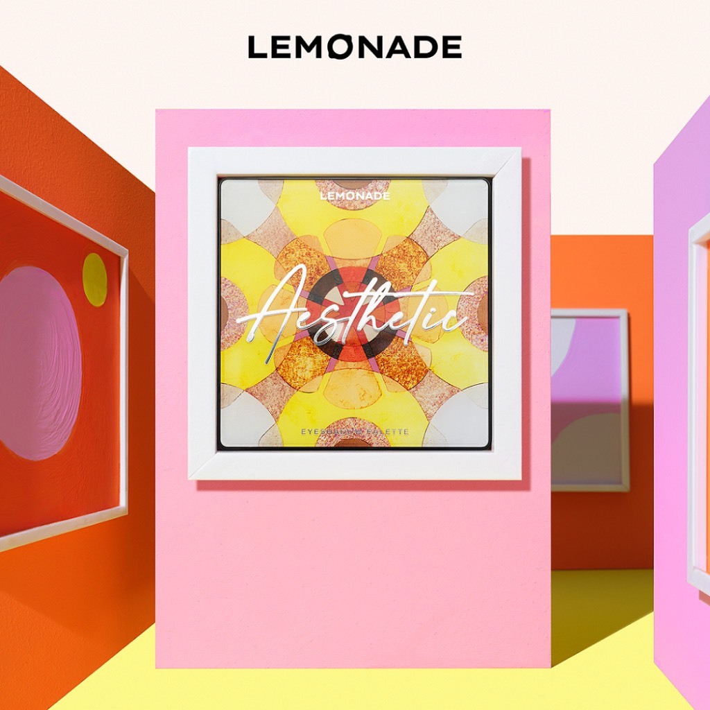 LEMONADE Bảng phấn mắt 16 Ô Lemonade Aesthetic Eyeshadow Palette 20.8g | NHÍM HOUSE
