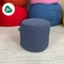 Ghế lười hạt xốp 3II HOME đôn gác chân siêu êm ái đa năng hình tròn kích thước 35x35x30CM đa sắc màu