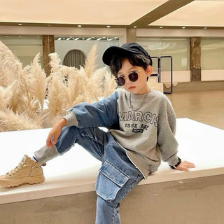 Bộ nỉ bé trai, bộ dài bé trai mặc thu đông, bộ bé trai phối bò, bộ dài phối bò bé trai