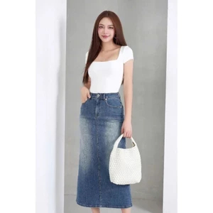 Áo cổ vuông seamless ko đường chỉ - dư xịn