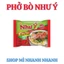 Thùng 30gói Phở Như Ý 2 loại chay + mặn (bò)