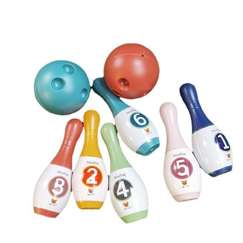 Đồ chơi bowling 6 ống boling và 2 bóng cho bé vui chơi vận động