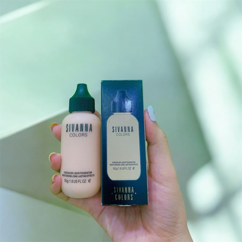 Kem Nền SIVANNA Velvet Touch Foundation HF674. Kiềm dầu, che khuyết điểm ngon lành.