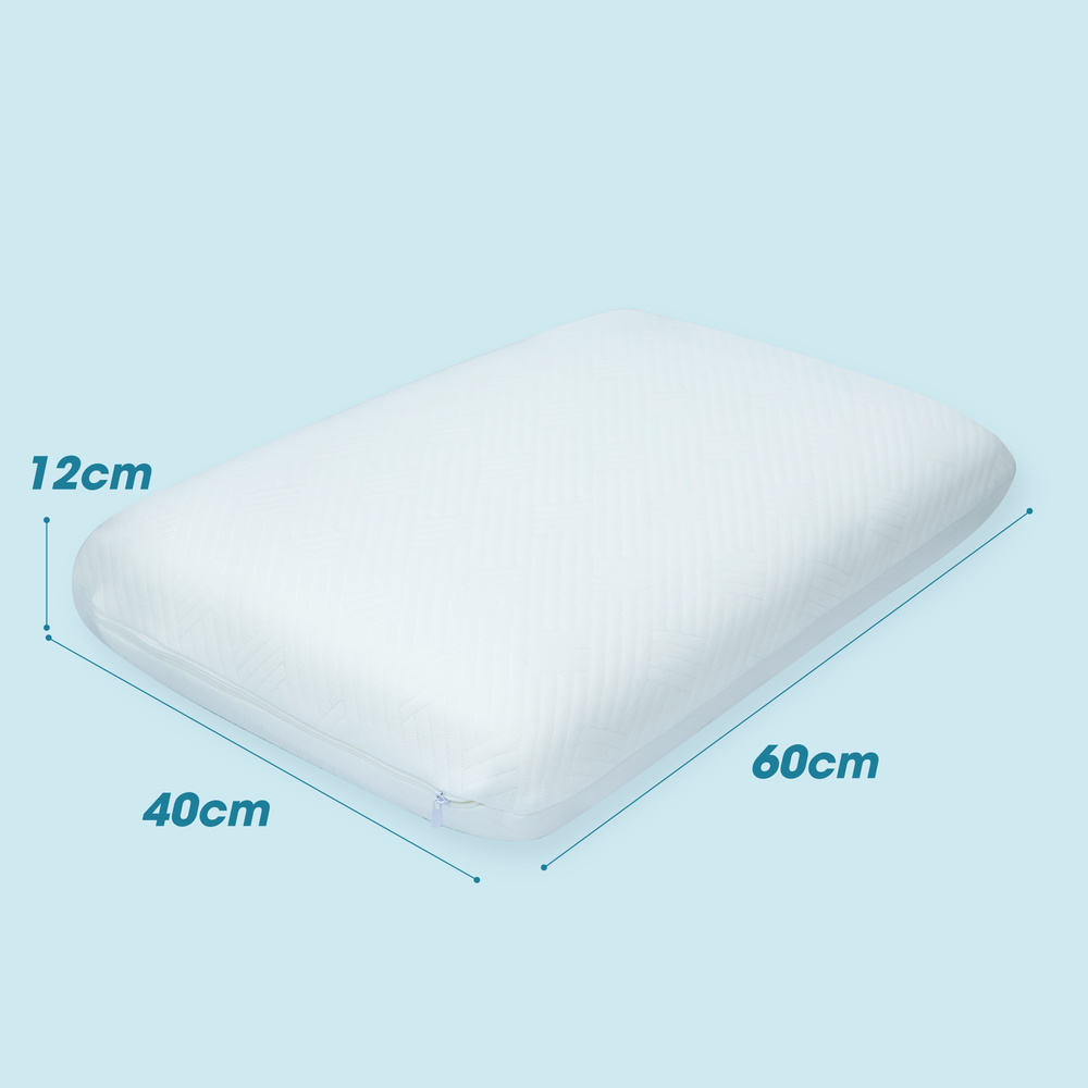 Ảnh Ruột gối cao su non hỗ trợ ngủ ngon NIN House 60x40x12cm cho người lớn, người già 1