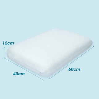 [MEMORY FOAM] Ruột gối cao su non hỗ trợ ngủ ngon NIN House 60x40x12cm cho người lớn, người già