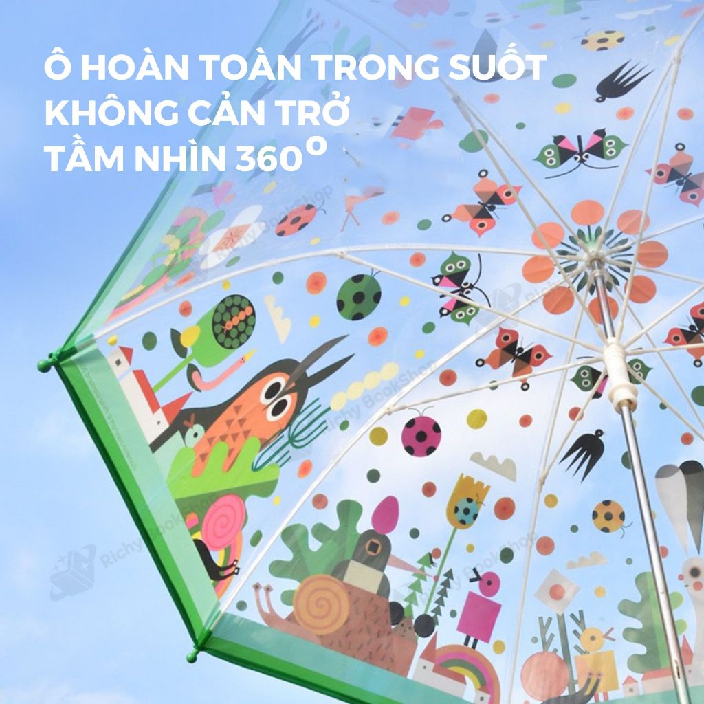 Ô dù trong suốt cho bé Mideer Umbrella Chất Lượng Cao