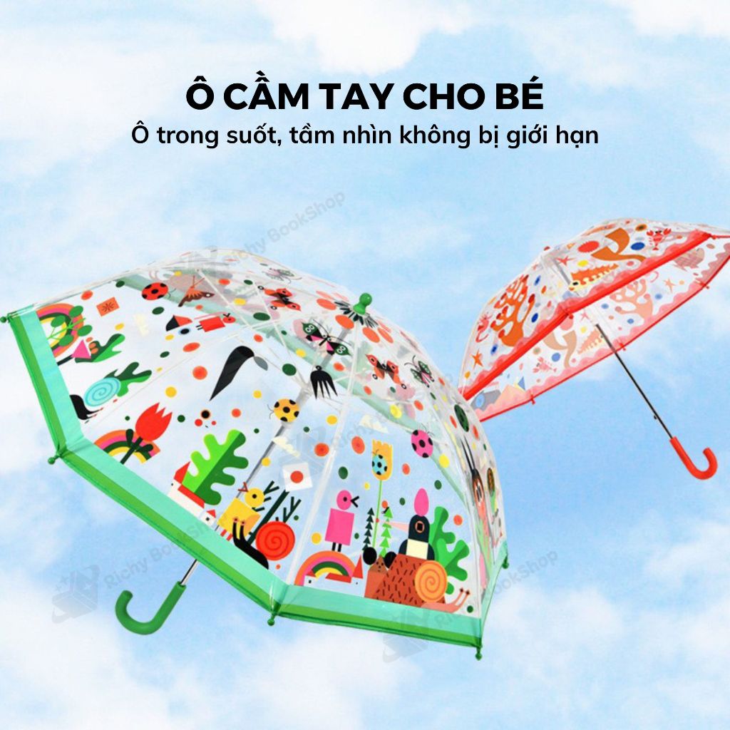 Ô dù trong suốt cho bé Mideer Umbrella Chất Lượng Cao