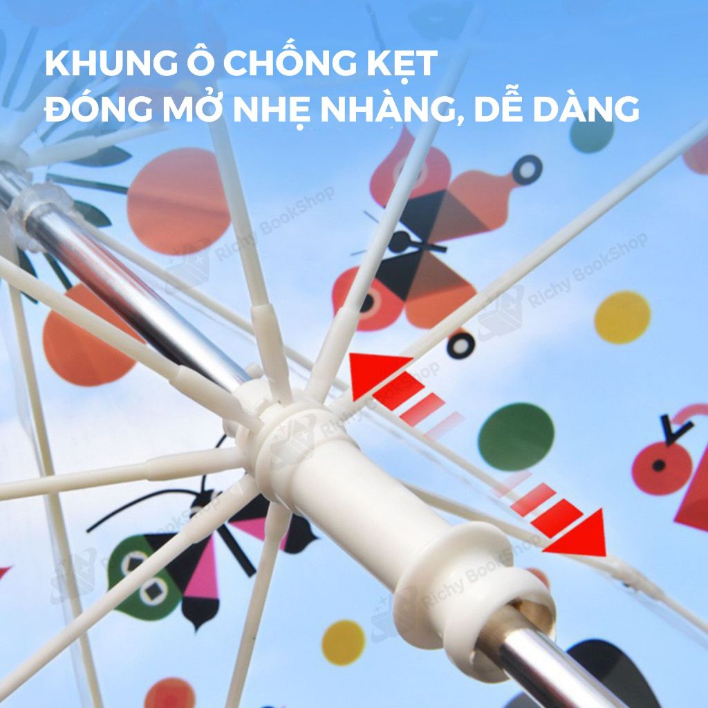 Ô dù trong suốt cho bé Mideer Umbrella Chất Lượng Cao