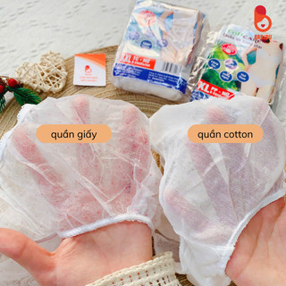 Set 5 chiếc quần lót Topcare miễn giặt cho mẹ bầu đi sinh hoặc đi du lịch