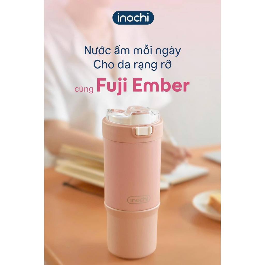 Ly giữ nhiệt Fuji ember INOCHI lõi inox cao cấp không gỉ, chống ăn mòn dung tích 660ml và 770ml