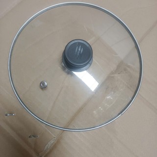 Nắp vung kính xoong nồi chảo (Kèm núm cầm cách nhiệt) có viền gờ, thuỷ tinh dày chịu lực đủ size