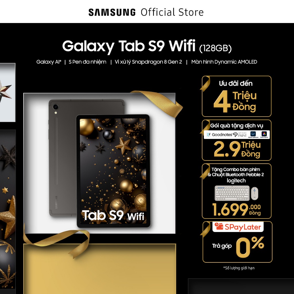 Samsung Galaxy Tab S9 Wifi 128GB
