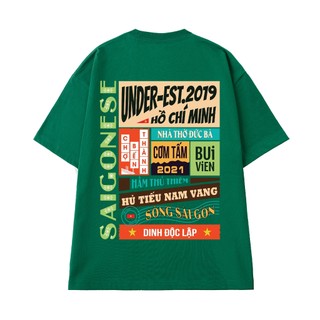 Áo Thun Saigonese NGỐ TEE 63 Tỉnh Thành và Địa Danh - Sài Gòn Form Unisex Vải Cotton Thoáng Mát