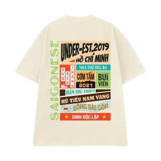 Áo Thun Saigonese NGỐ TEE 63 Tỉnh Thành và Địa Danh - Sài Gòn Form Unisex Vải Cotton Thoáng Mát