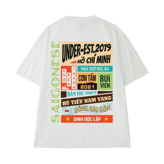 Áo Thun Saigonese NGỐ TEE 63 Tỉnh Thành và Địa Danh - Sài Gòn Form Unisex Vải Cotton Thoáng Mát