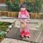 bộ áo dài Hân Nhiên Và Giai Tuệ gấm lụa cao cấp [TẶNG KHĂN / BỜM] cho bé gái mặc đi chơi lễ hội, lễ tết