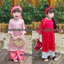 bộ áo dài Hân Nhiên Và Giai Tuệ gấm lụa cao cấp [TẶNG KHĂN / BỜM] cho bé gái mặc đi chơi lễ hội, lễ tết