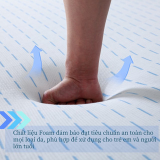 Nệm Foam KADE Home Goods Mattress 5/7.5/10cm  cao su non Mềm mại và thoải mái Cải thiện đau cột sống