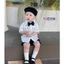 Bộ sơ mi Joeyna B014 họa tiết ô tô cho bé 8-23kg