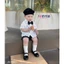 Bộ sơ mi Joeyna B014 họa tiết ô tô cho bé 8-23kg