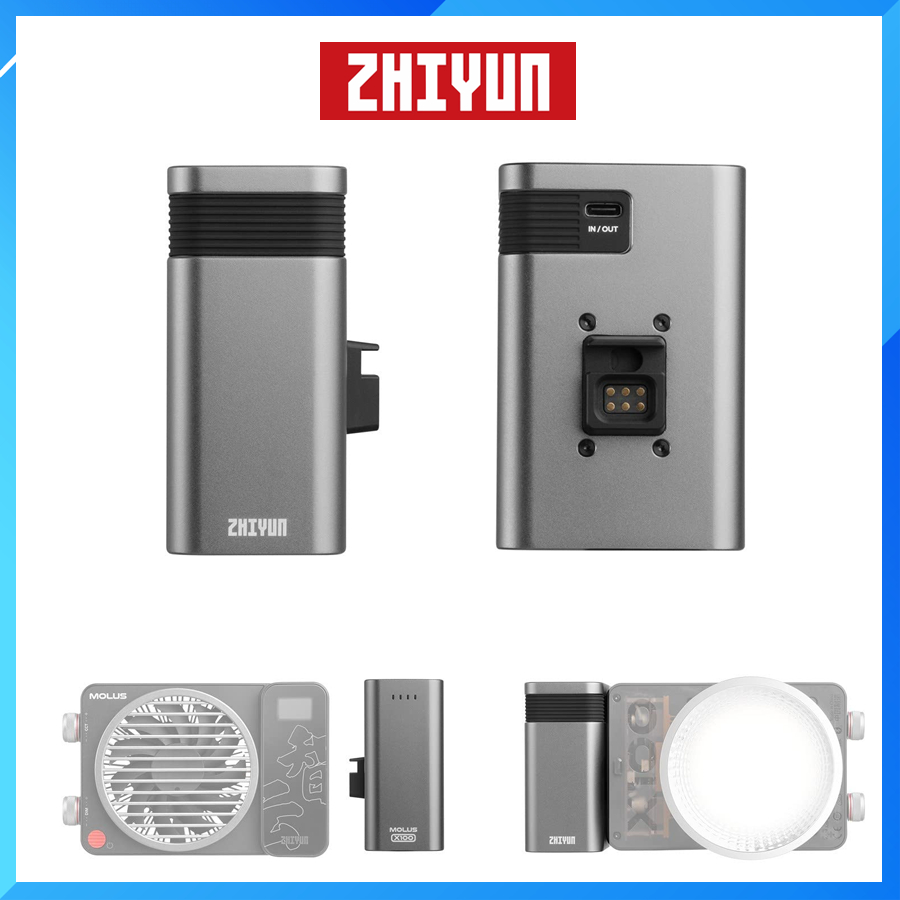 Zhiyun Molus X100 Grip Battery (2600mAh) - Pin Cầm Tay Dành Cho