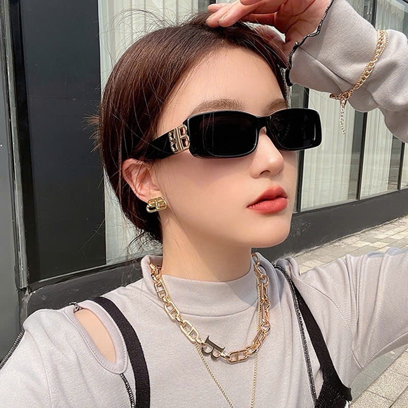 KÍNH NỮ VUÔNG BB  Kính Mát Thời Trang Nữ Chống Chói Chống Tia UV Cá Tính HOT TREND