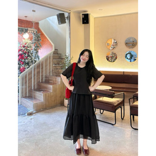 Lala set - Set tơ áo váy Ma Vie