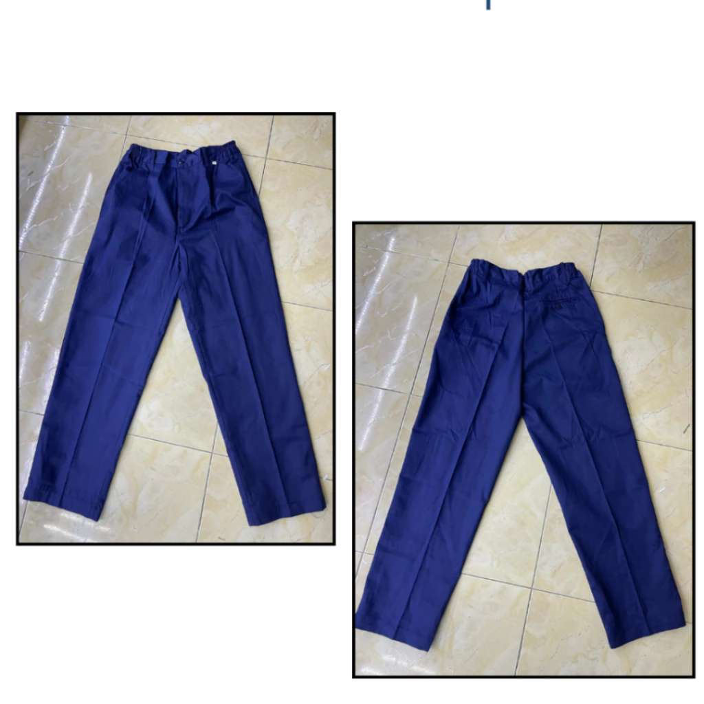 Quần Lao Động Chất Vải Kaki Cao Cấp Bền Màu Khả Năng Chống Mồ Hôi Tốt