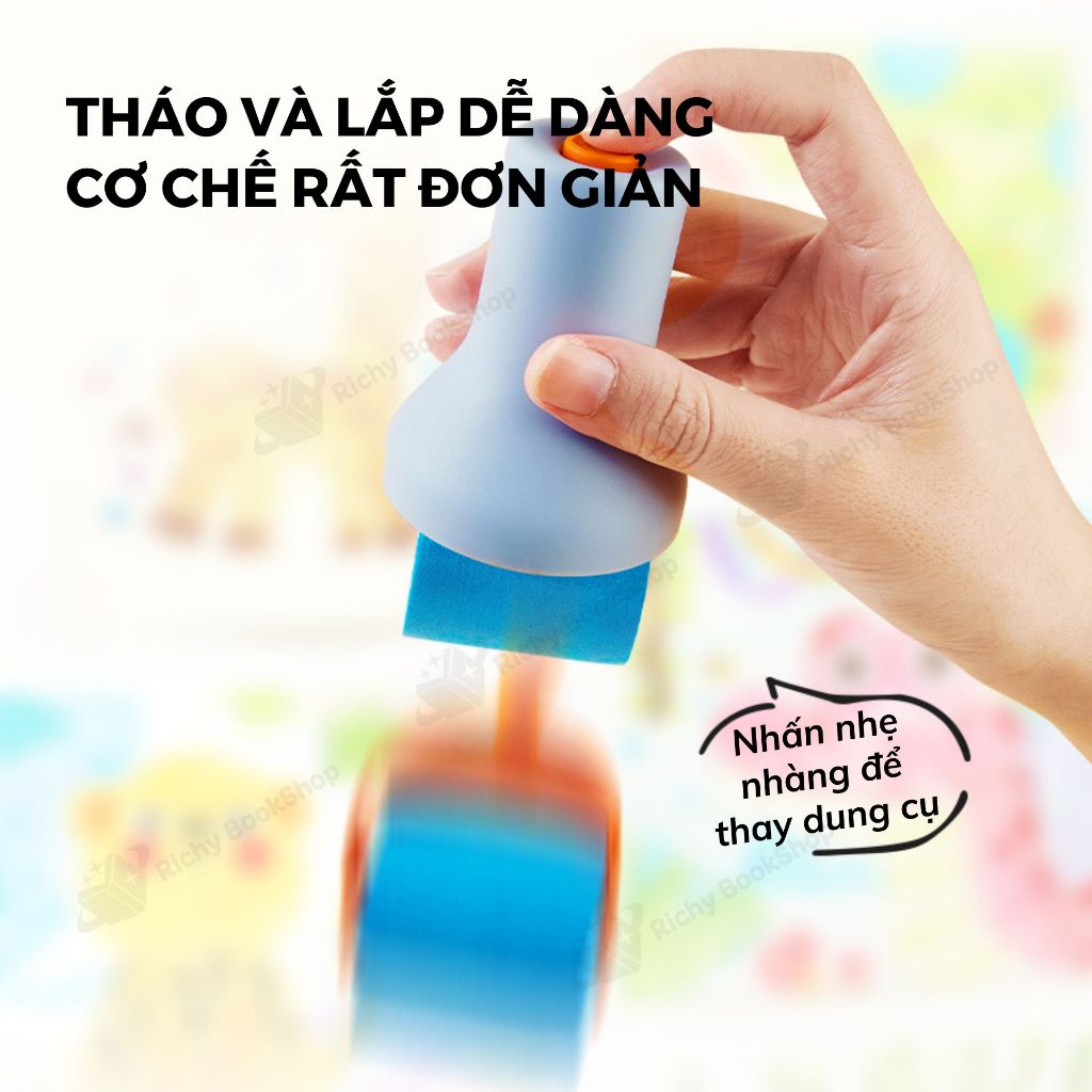 Bộ dụng cụ vẽ màu nước - Mideer Finger Painting Tools Set