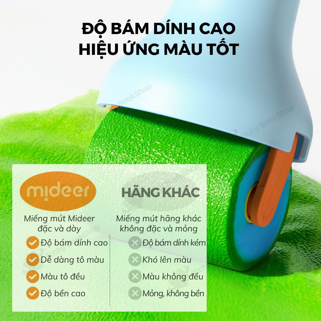 Bộ dụng cụ vẽ màu nước - Mideer Finger Painting Tools Set