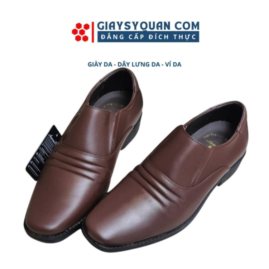 Giày Lười Da Cừu Đế Hơi Mã 714Air - Nâu