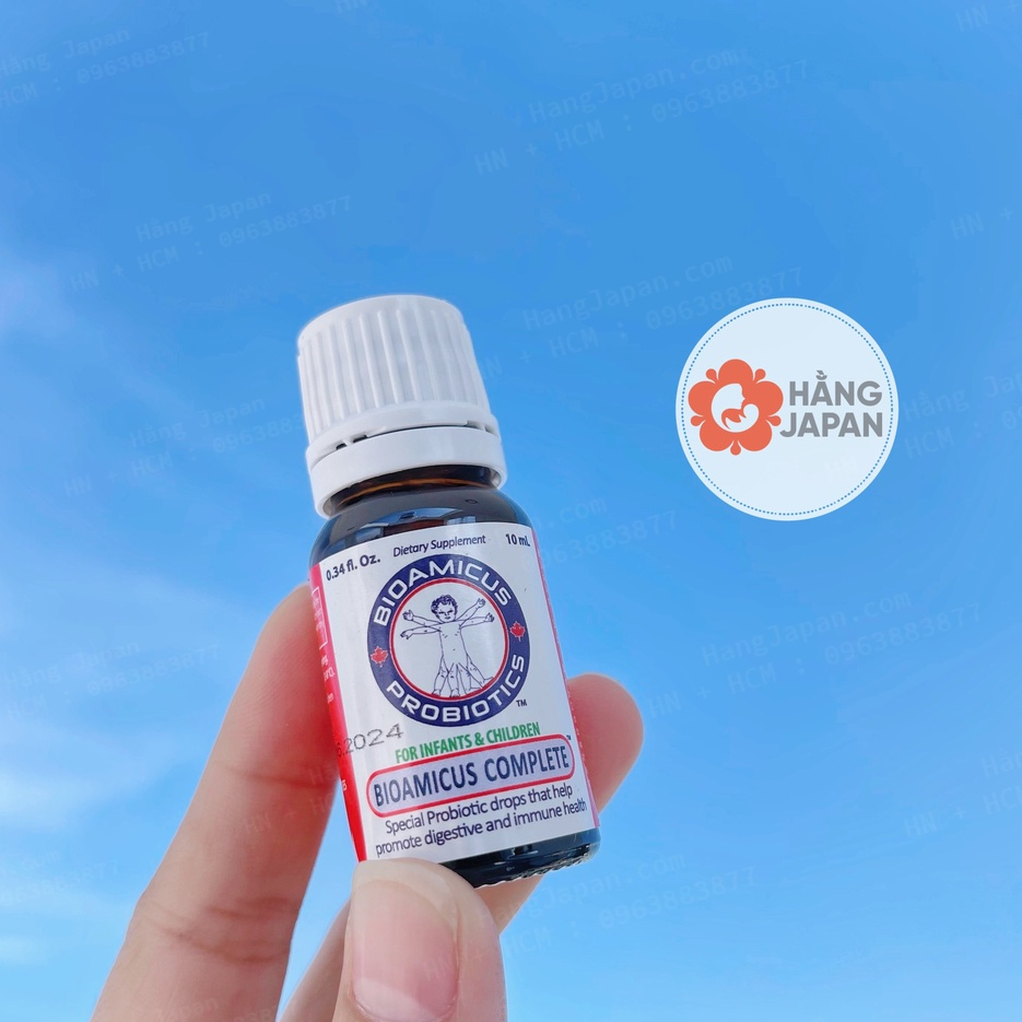 Combo Ăn Ngon Thông Minh - Men Vi Sinh 10 Chủng BioAmicus lọ 10mL & BioAmicus Omega-3 DHA lọ 30mL