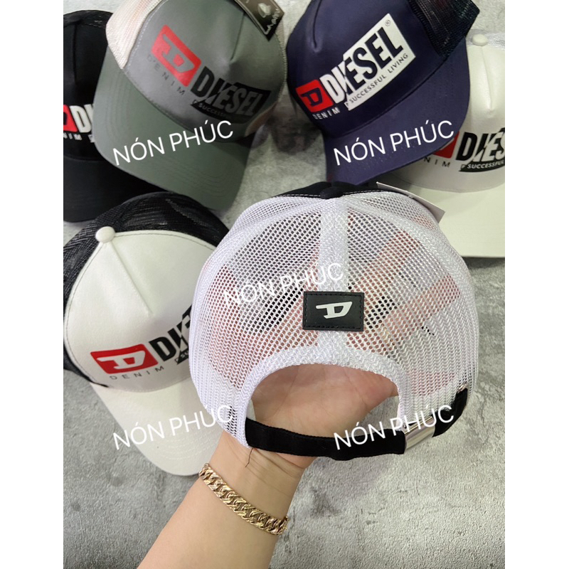 MŨ KẾT LƯỚI XỊN IN DIESEL logo su đuôi Nam nữ