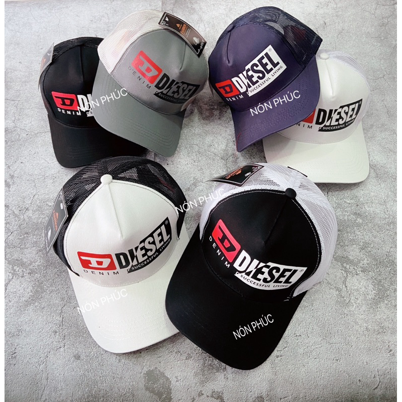 MŨ KẾT LƯỚI XỊN IN DIESEL logo su đuôi Nam nữ