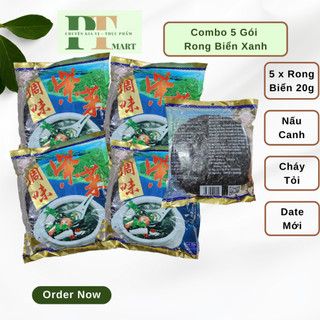 Combo 5 Gói Rong biển nấu canh Bijiang Rong mứt cháy tỏi, gỏi rong biển -->