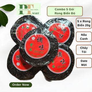Combo 5 Gói Rong biển nấu canh Bijiang Rong mứt cháy tỏi, gỏi rong biển -->