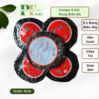 Combo 5 Gói Rong biển nấu canh Bijiang Rong mứt cháy tỏi, gỏi rong biển -->