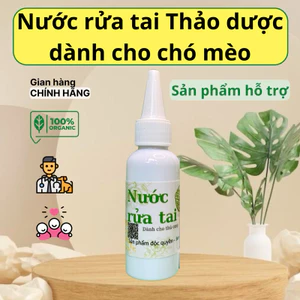 Dung dịch vệ sinh tai chó mèo - Dành cho chó mèo