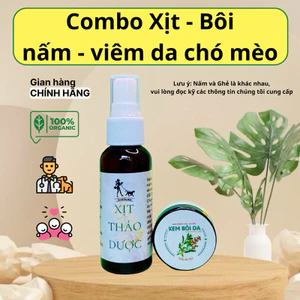 Xịt Bôi Nấm viêm da chó mèo