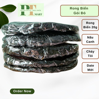 Rong đỏ. Rong biển khô nấu canh Bijiang (20g rong). Rong mứt cháy tỏi, gỏi rong biển --> 1 gói rong đỏ