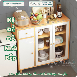 Tủ bếp để lò vi sóng mini Nội Thất Tiết Kiệm KB889