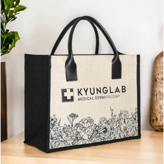 Túi Xách Cói Túi Vải Canvas Kyunglab Túi Công Sở, Du lịch Hè